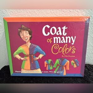 Coat Of Many Colors Family Board Game - Like New Condition